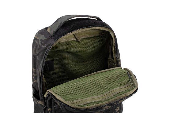 Viktos Perimeter 40 Liter Backpack in Black Multi-cam features interior pockets